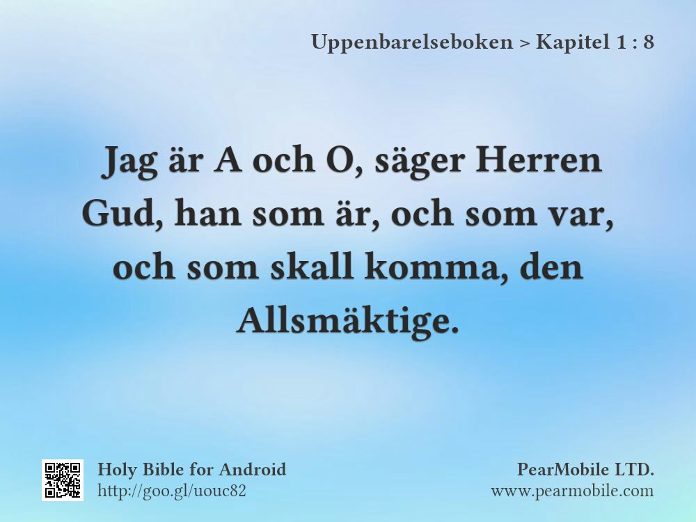 Uppenbarelseboken, Kapitel 1:8